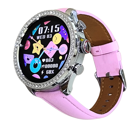 Smartwatch Bossney WS GS83 Rosa – Elegancia y Tecnología Salud, llamadas, deportes y notificaciones
