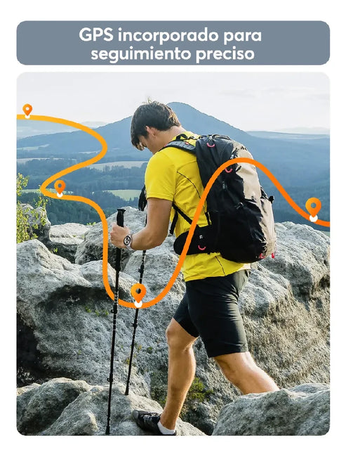 Smartwatch Metálico, Reloj Inteligente W&O Llamadas, Notificaciones, Salud, Deporte, Impermeable (color Plateado)