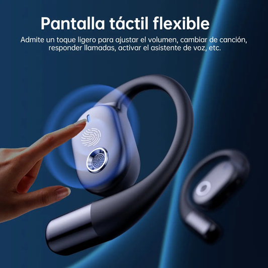 G-tide OWS 8 Audífonos Anticaídas. Bluetooth 5.4, Cancelación de Ruido y Sonido Hi-Fi. BEIGE