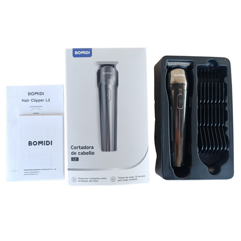 Bomidi Cortadora De Cabello L2. Recargable, 4 Peines