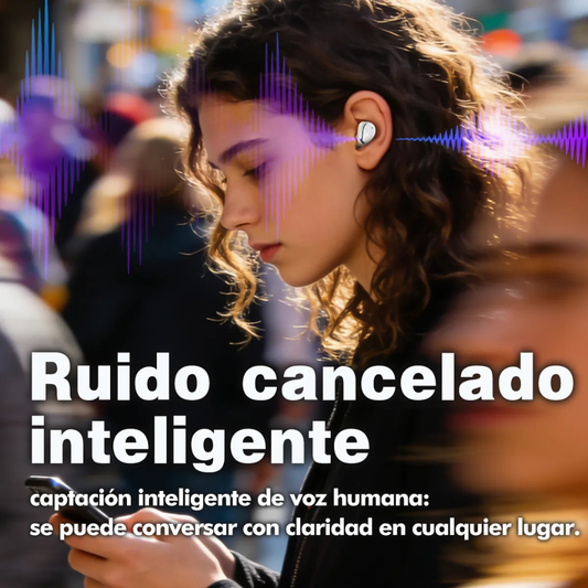 Audífonos HH More Mini T35 Bluetooth 6.0 Ultra Compactos para Sueño y Música. PÚRPURA