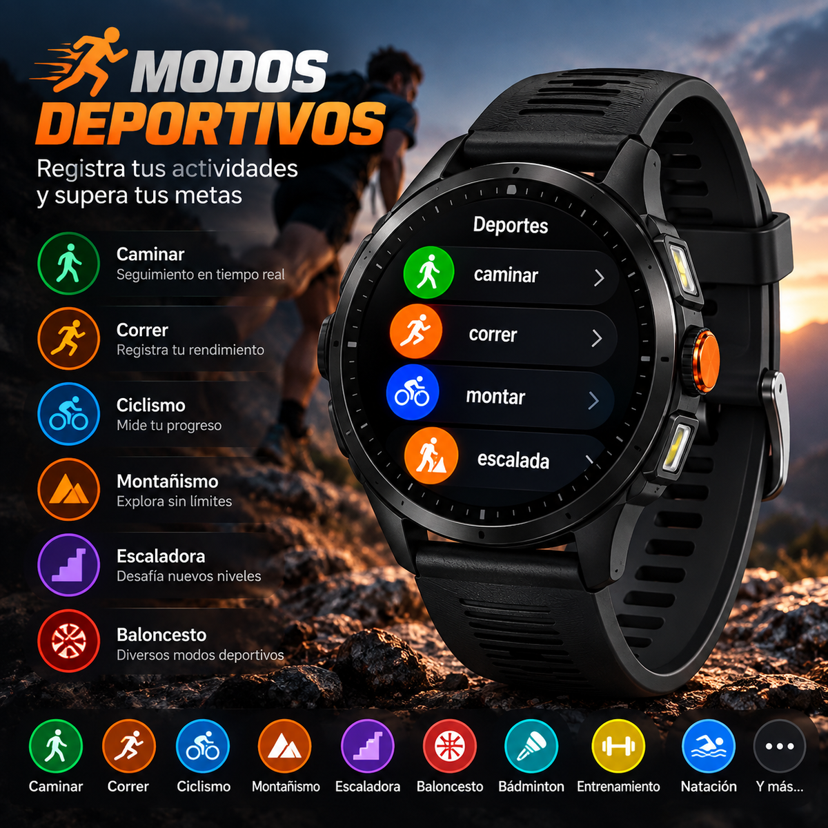 Smartwatch Llamadas Bluetooth y Linterna TECNIQUERO NEXWATCH X5 Smartwatch Llamadas Bluetooth y Linterna
