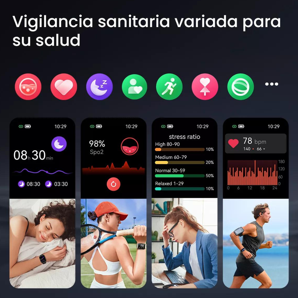 Smartwatch Filwans Gts min azul.