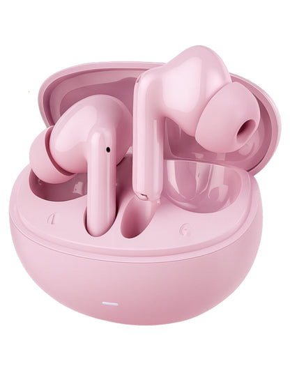 Set Audífonos In-Ear audífonos l42 rosa con smartwatch futurem fm13 rosa inalámbrica con cancelación de ruido