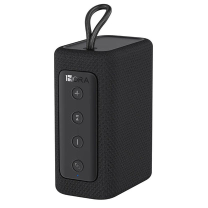 Bocina Bluetooth 1HORA BOC244 Negra Portátil con Sonido Estéreo y TWS