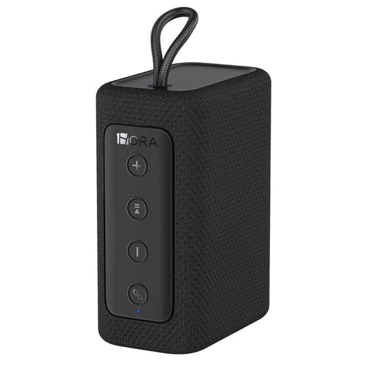 Bocina Bluetooth 1HORA BOC244 Negra Portátil con Sonido Estéreo y TWS