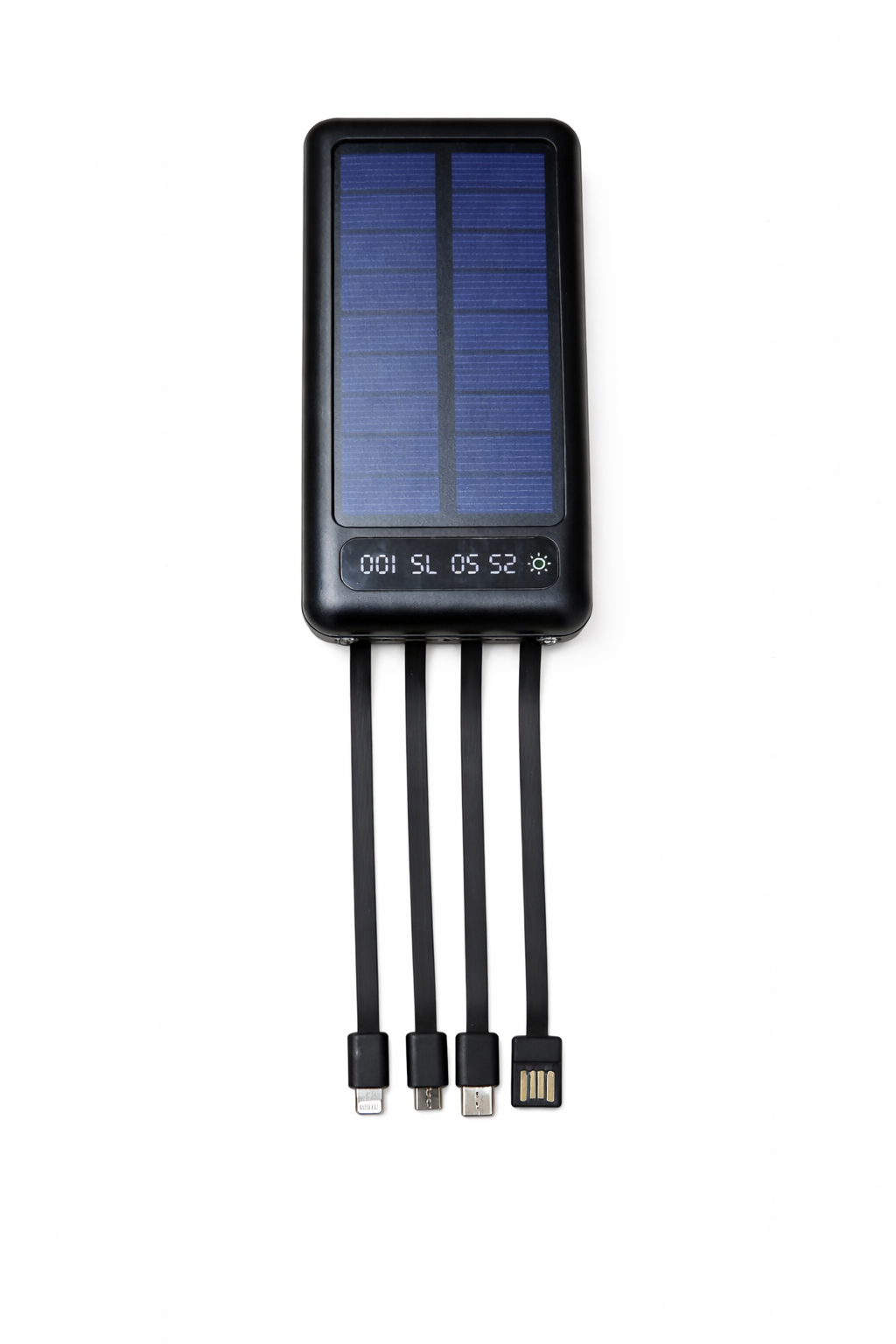 U-WINN Power Bank Solar 10000mAh – Panel Solar de Emergencia Integrado