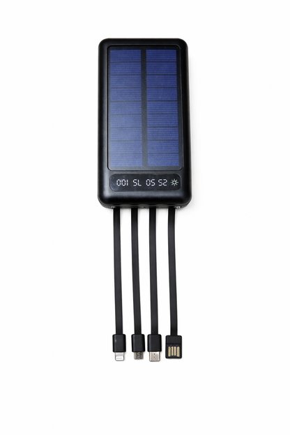 U-WINN Power Bank Solar 10000mAh – Panel Solar de Emergencia Integrado