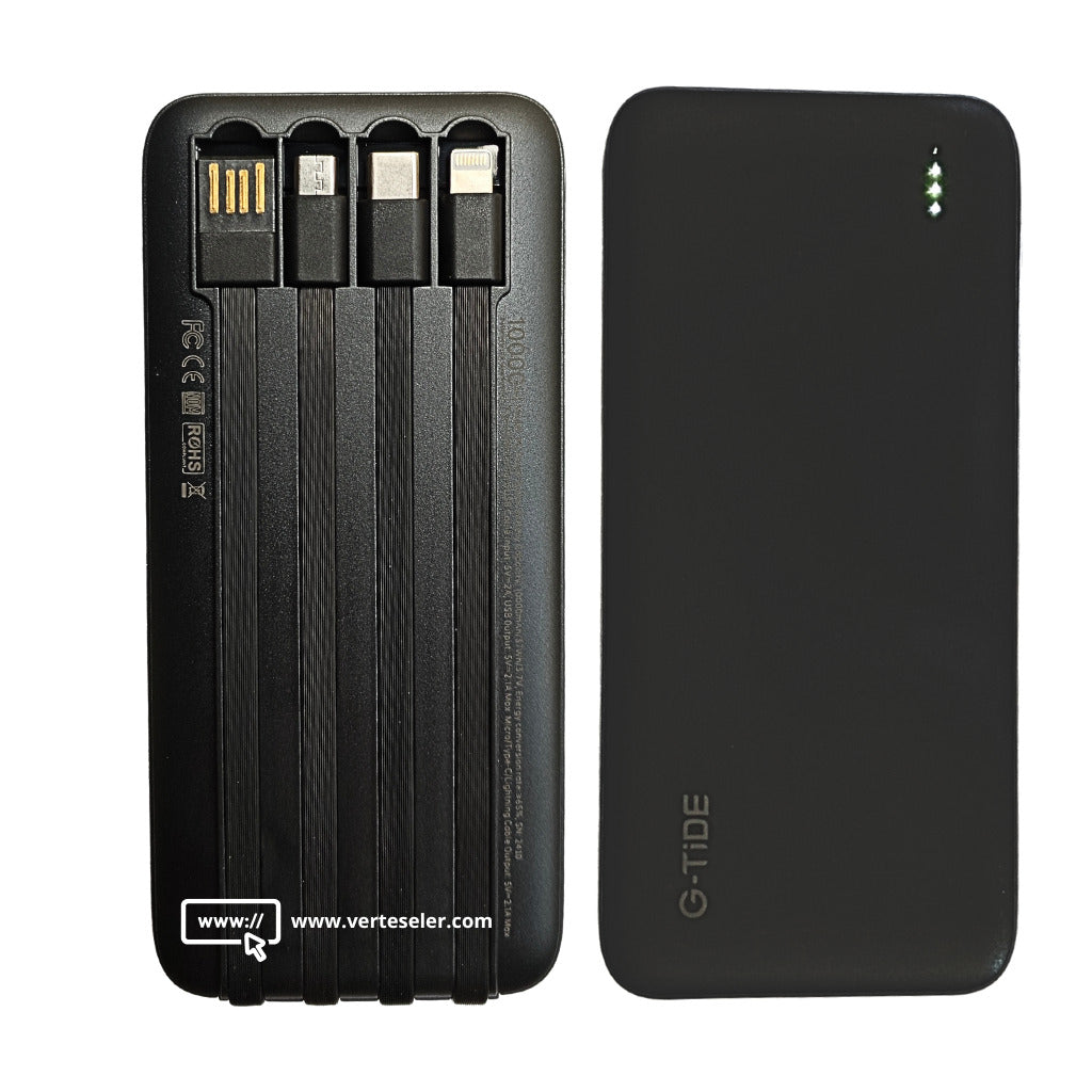 Bocina 1HORA BOC062 con Powerbank G-Tide P1 10 000 mHa
