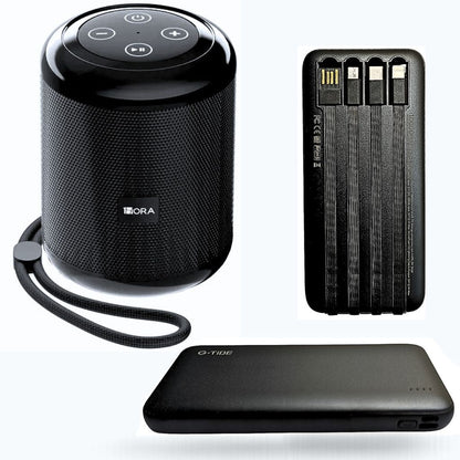Bocina 1HORA BOC062 con Powerbank G-Tide P1 10 000 mHa