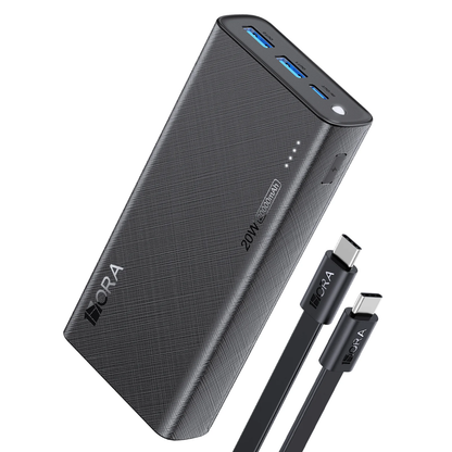 Bocina 1HORA BOC062 con Powerbank 1Hora GAR117 20 000 mHa