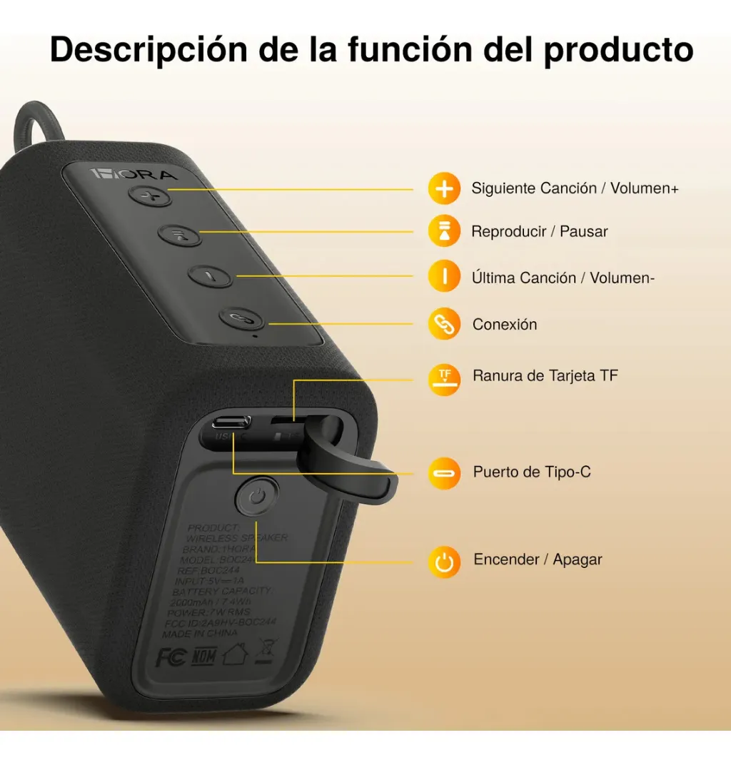 Smartphone XIAOMI POCO C71 4/128 GB (Negro) con Smartwatch FILWANS GTR Lite (Negro) y Bocina 1HORA BOC244