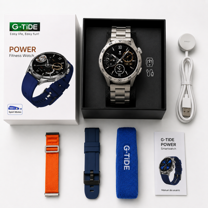 BOCINA XIAOMI SOUND POCKET (AZUL) + SMARTWATCH G-TIDE POWER (PLATA)