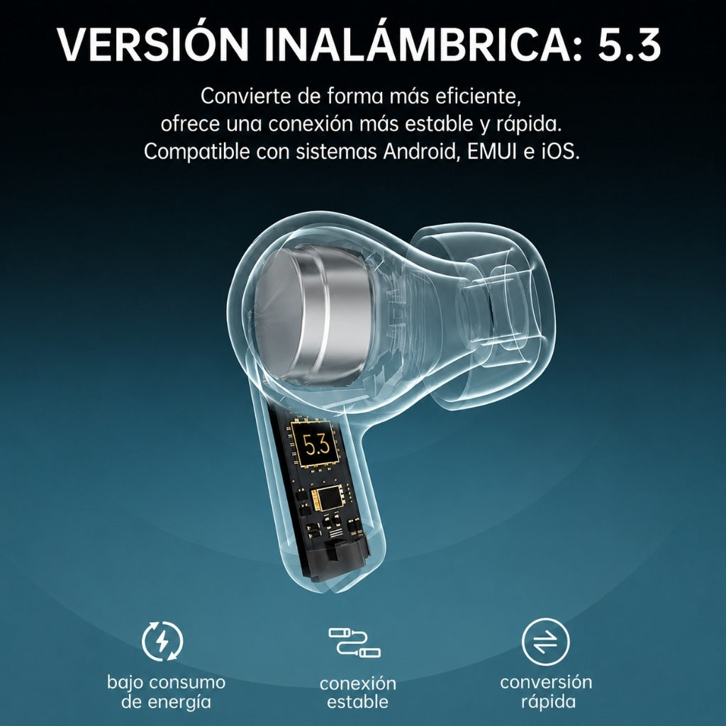 SMARTWATCH FUTUREM KT71 ESTILO MILITAR + AUDIFONOS G-TIDE L42 (NEGRO)