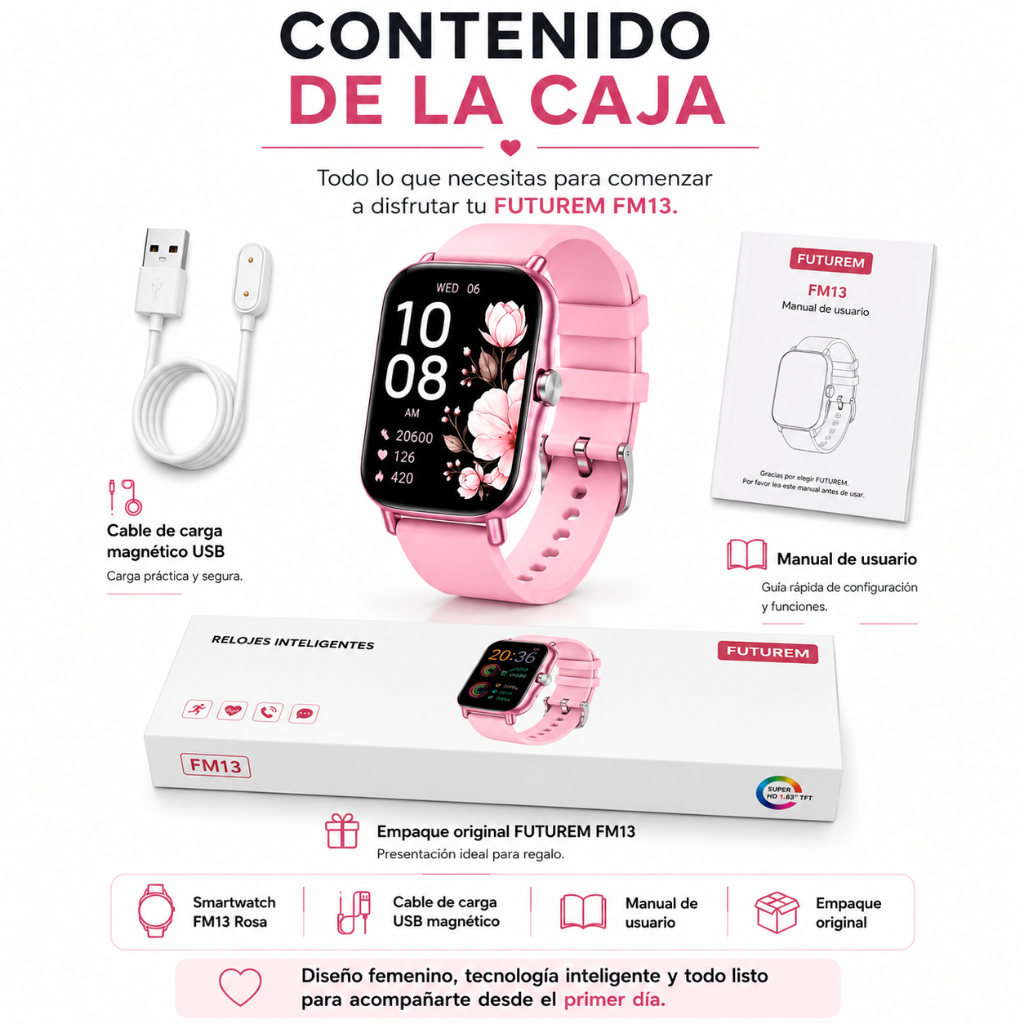Bocina Sanag M15 + Smartwatch Futurem FM13 + Audífonos G-Tide L42