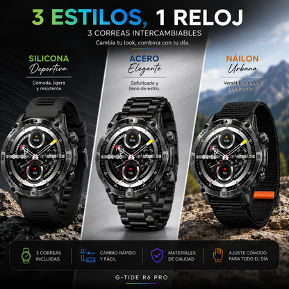 SMARTPHONE DOOGEE BLADE 10 PRO ENERGY + SMARTWATCH G-TIDE R6 PRO (NEGRA)