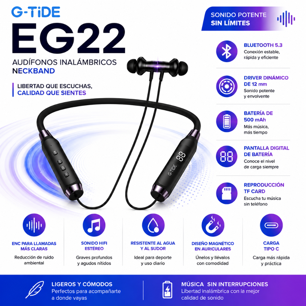 SMARTPHONE DOOGE BLASE 10 PRO ENERGY+SMARTWACTH FILWANS GTR (NEGRO)+ AUDIFONOS G-TIDE EG22