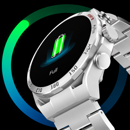SMARTWATCH FILWANS GTR (PLATA) + AUDIFONOS G-TIDE H21 (METAL)