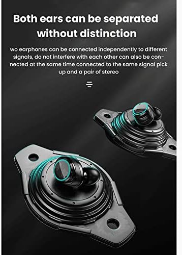 M25 Auriculares InaláMbricos 5.2 Compatibles con Bluetooth Pantalla Digital TáCtil Auriculares para Juegos con ReduccióN de Ruido Binaural|B0D3LL38ZQ