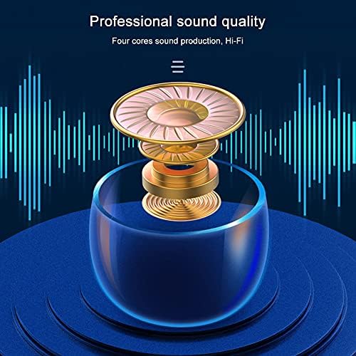 F9-5 Auriculares LED, 9D Reducción de Ruido Diaplay Digital Cantidad Eléctrica Diaplay Pantalla Auriculares Inalámbricos, Conexión Instantánea Control Táctil Cabina de Carga Grande para El Hogar|B0BHX1ZTY7