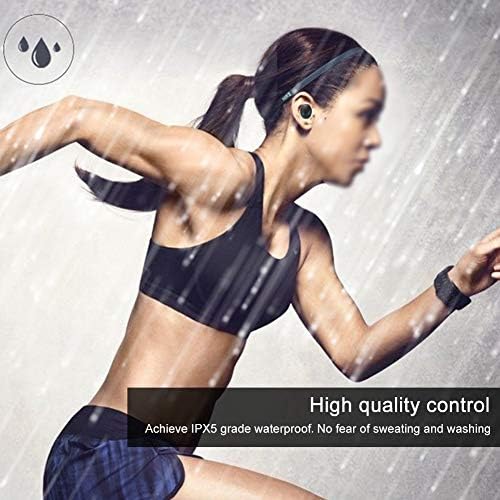 F9-5 Auriculares LED, 9D Reducción de Ruido Diaplay Digital Cantidad Eléctrica Diaplay Pantalla Auriculares Inalámbricos, Conexión Instantánea Control Táctil Cabina de Carga Grande para El Hogar|B0BHX1ZTY7