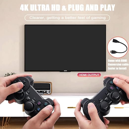 Consola Retro X2 4K Game Stick con 2 Controles Inalámbricos 🎮🔥