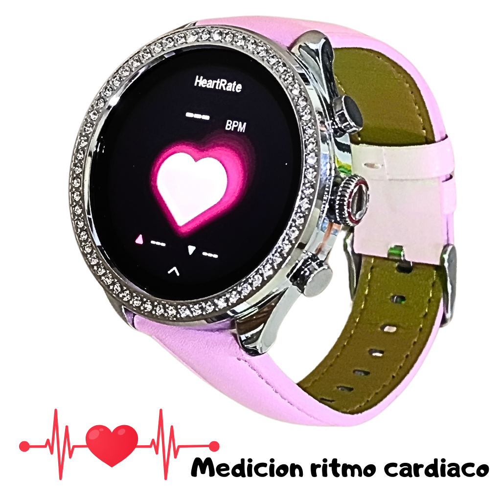 Smartwatch Bossney WS GS83 Rosa – Elegancia y Tecnología Salud, llamadas, deportes y notificaciones