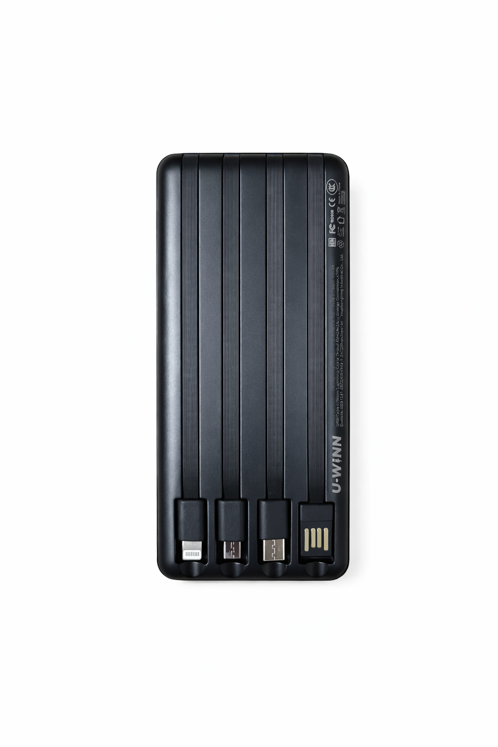 U-WINN Power Bank Solar 10000mAh – Panel Solar de Emergencia Integrado