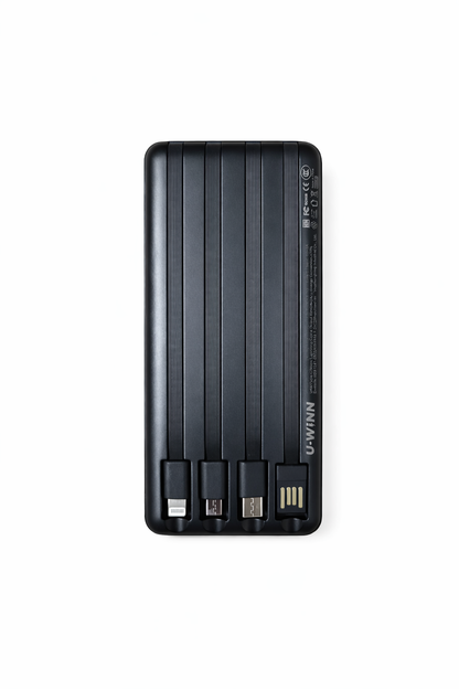 U-WINN Power Bank Solar 10000mAh – Panel Solar de Emergencia Integrado