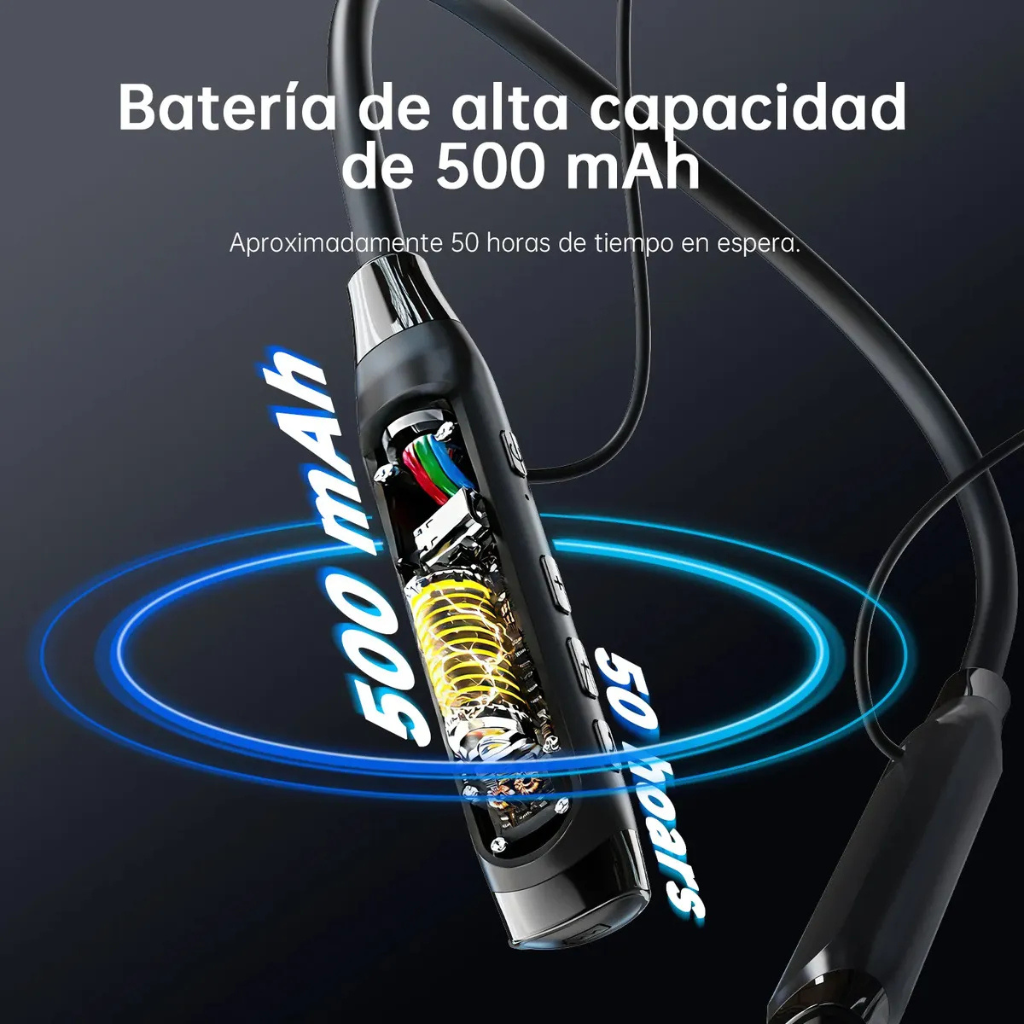 G-Tide EG22 Audífonos Neckband inalámbricos, micrófono, pantalla digital