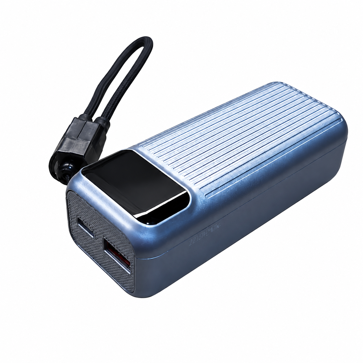 Power Bank C13 10,000mAh 22.5W Carga Rápida con Cables Integrados y Pantalla Digital