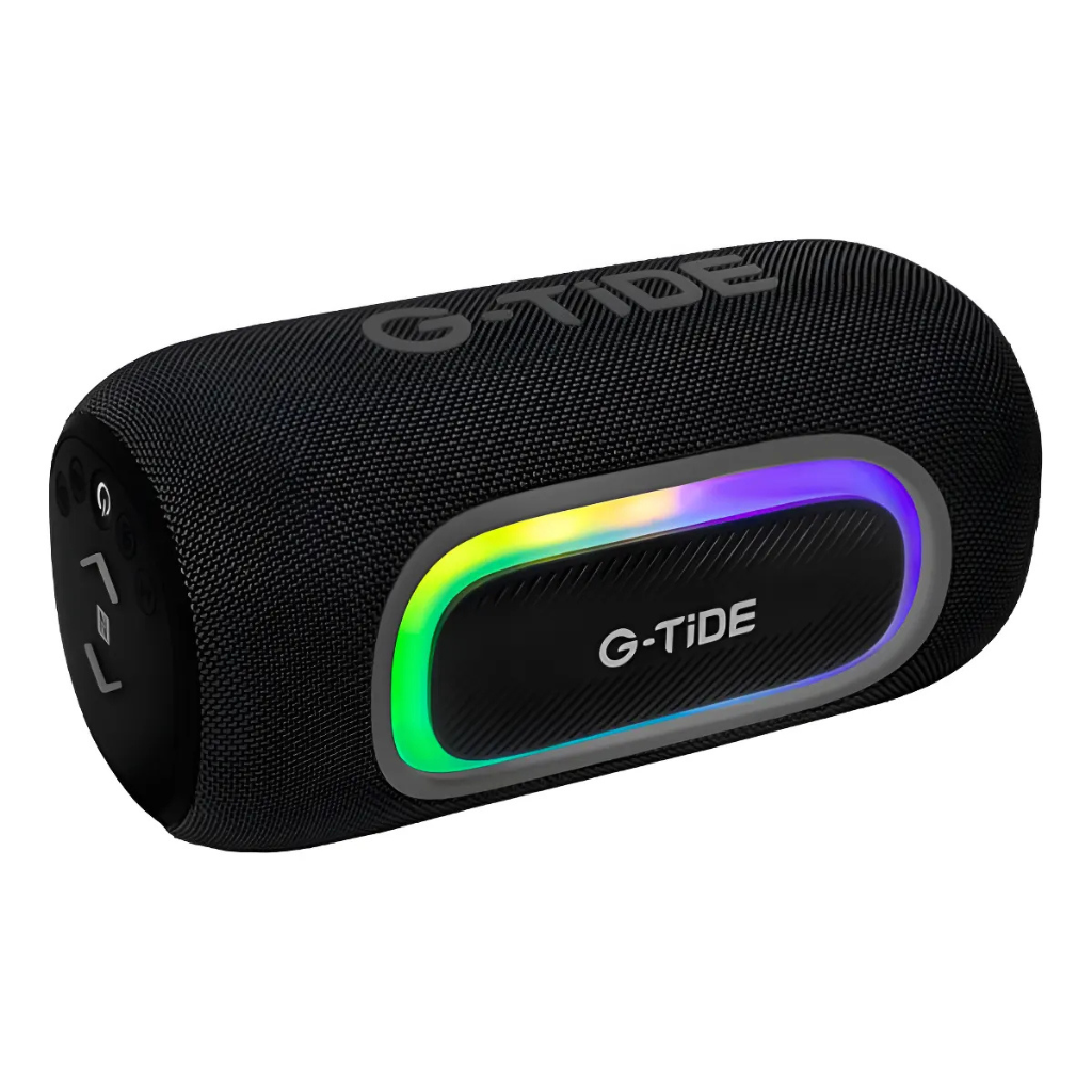Bocina G-tide SV80. Resistente al agua con Sonido Hi-Fi y Luces LED
