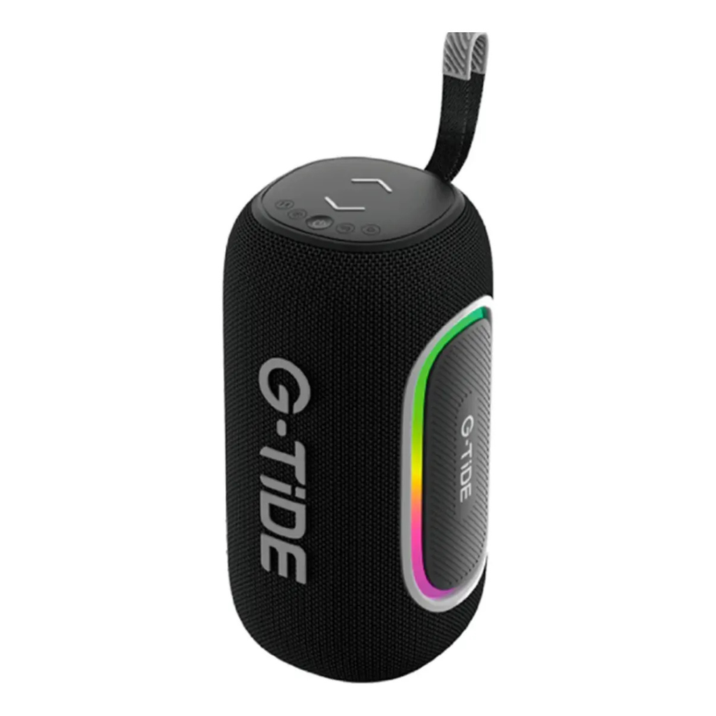 Bocina G-tide SV80. Resistente al agua con Sonido Hi-Fi y Luces LED