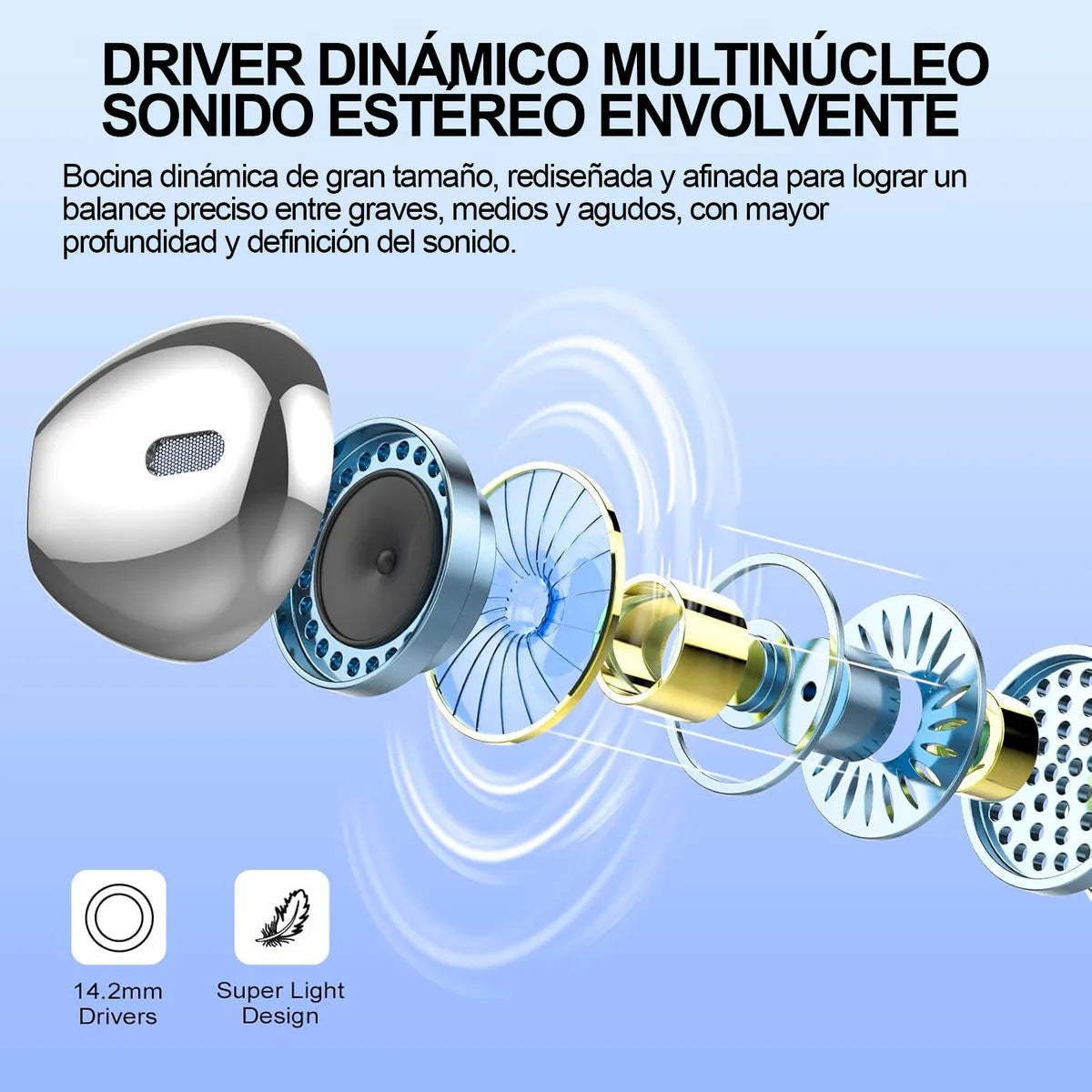 Audífonos Inalámbricos Sabala ST-762 Bluetooth 5.4 🎧⚡