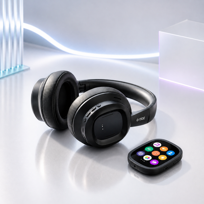Audífonos G-Tide Future Loop con Traducción en Tiempo Real, Pantalla Táctil y Bluetooth 5.3