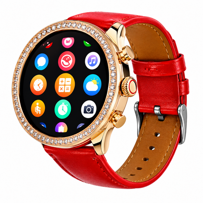 Smartwatch Bossney WS GS83 Rojo – Elegancia, Tecnología y Bienestar en Tu Muñeca