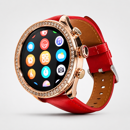 Smartwatch Bossney WS GS83 Rojo – Elegancia, Tecnología y Bienestar en Tu Muñeca