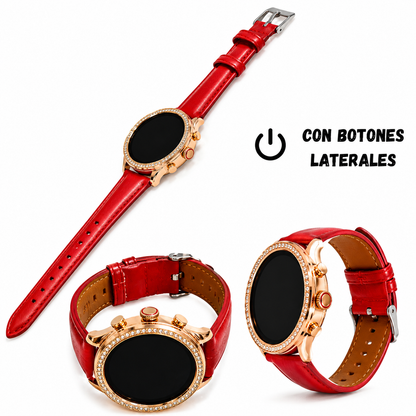 Smartwatch Bossney WS GS83 Rojo – Elegancia, Tecnología y Bienestar en Tu Muñeca