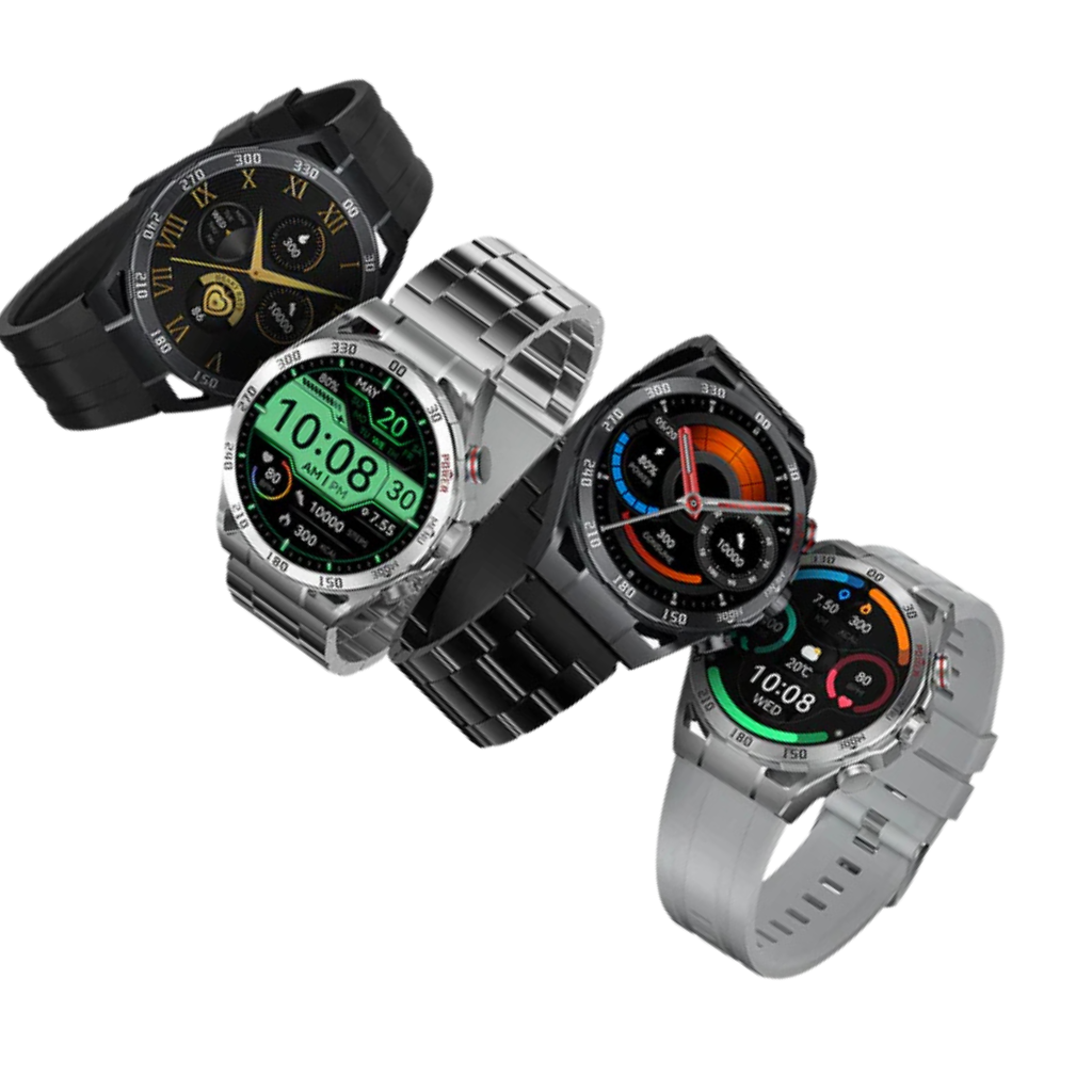 Combo Smartwatch Filwans GTR Plata + Audífonos HH More T55 Pro & Mini Bluetooth TWS
