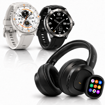 AUDIFONOS G-TIDE FUTURE LOOP + SMARWATCH HONOR CHOICE 2 EPIC AMOLED