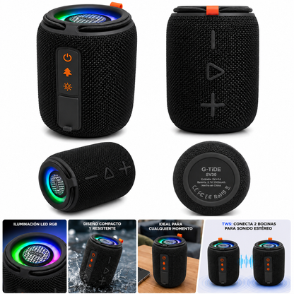 AUDIFONOS G-TIDE L22 (NEGRO) + SMARWATCH HONOR CHOICE 2 EPIC AMOLED + BOCINA G-TIDE SV30 (NEGRA)