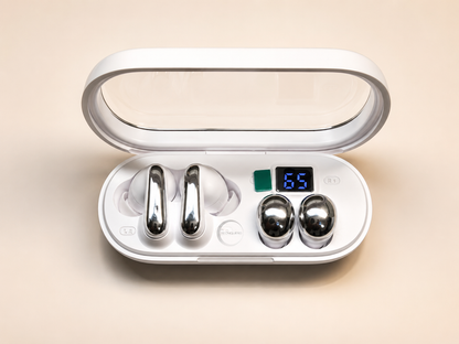 Audífonos 2 en 1 HH More T55 Pro & Mini TWS Inalámbricos Bluetooth con Control Táctil