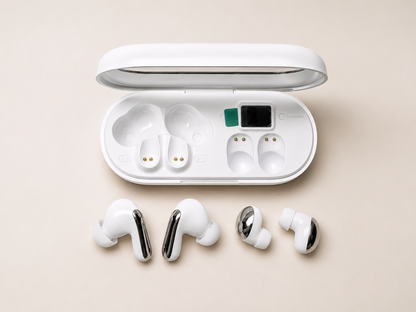 Audífonos 2 en 1 HH More T55 Pro & Mini TWS Inalámbricos Bluetooth con Control Táctil
