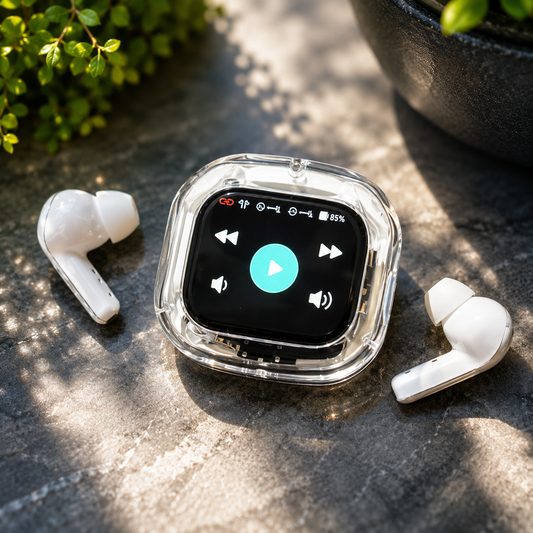SmartBuds AI con Pantalla Táctil, Traducción Inteligente y Audio Hi-Resolution