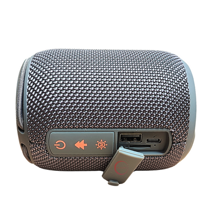 Bocina Bluetooth Portátil G-Tide SV30 con Luces LED y Sonido Hi-Fi