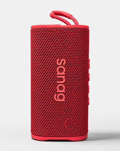 Bocina Portátil Sanag M15 Roja Bluetooth 5.4 con Luces RGB, 10W y Resistente al Agua
