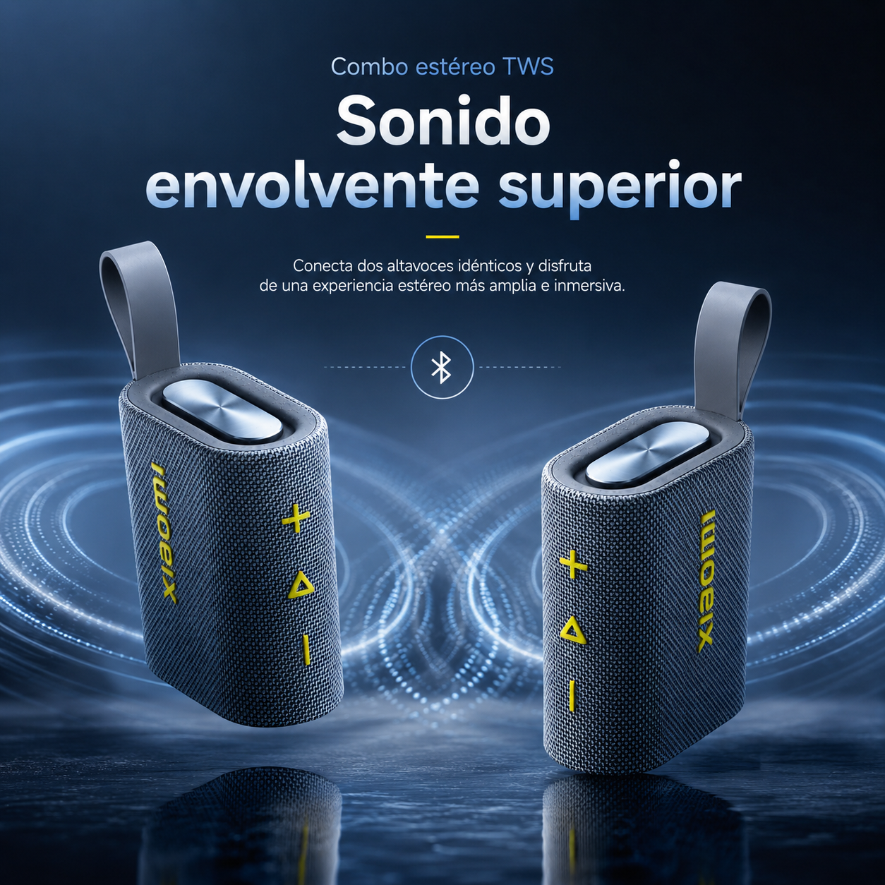 Bocina Bluetooth Xiaomi Sound Pocket 5W Portátil IP67 Bluetooth 5.4 Azul Grisáceo