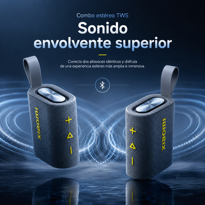 Bocina Bluetooth Xiaomi Sound Pocket 5W Portátil IP67 Bluetooth 5.4 Azul Grisáceo