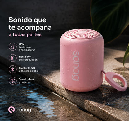 Bocina Bluetooth Sanag X6S Portátil – Sonido potente, diseño compacto y batería de larga duración