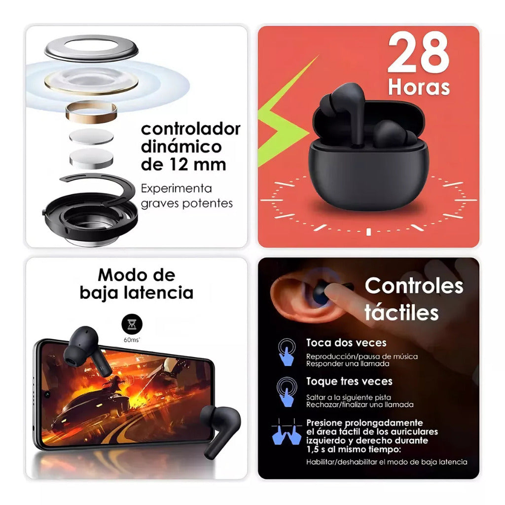 Tablet Lenovo Tab M11 11″ 4GB RAM/128GB ROM ( ENTRADA SIM)+ Smartwatch Filwans Mini (azul) + Audífonos BUDS 4 ACTIVE